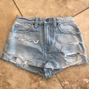 Abercrombie and Fitch high-waisted shorts